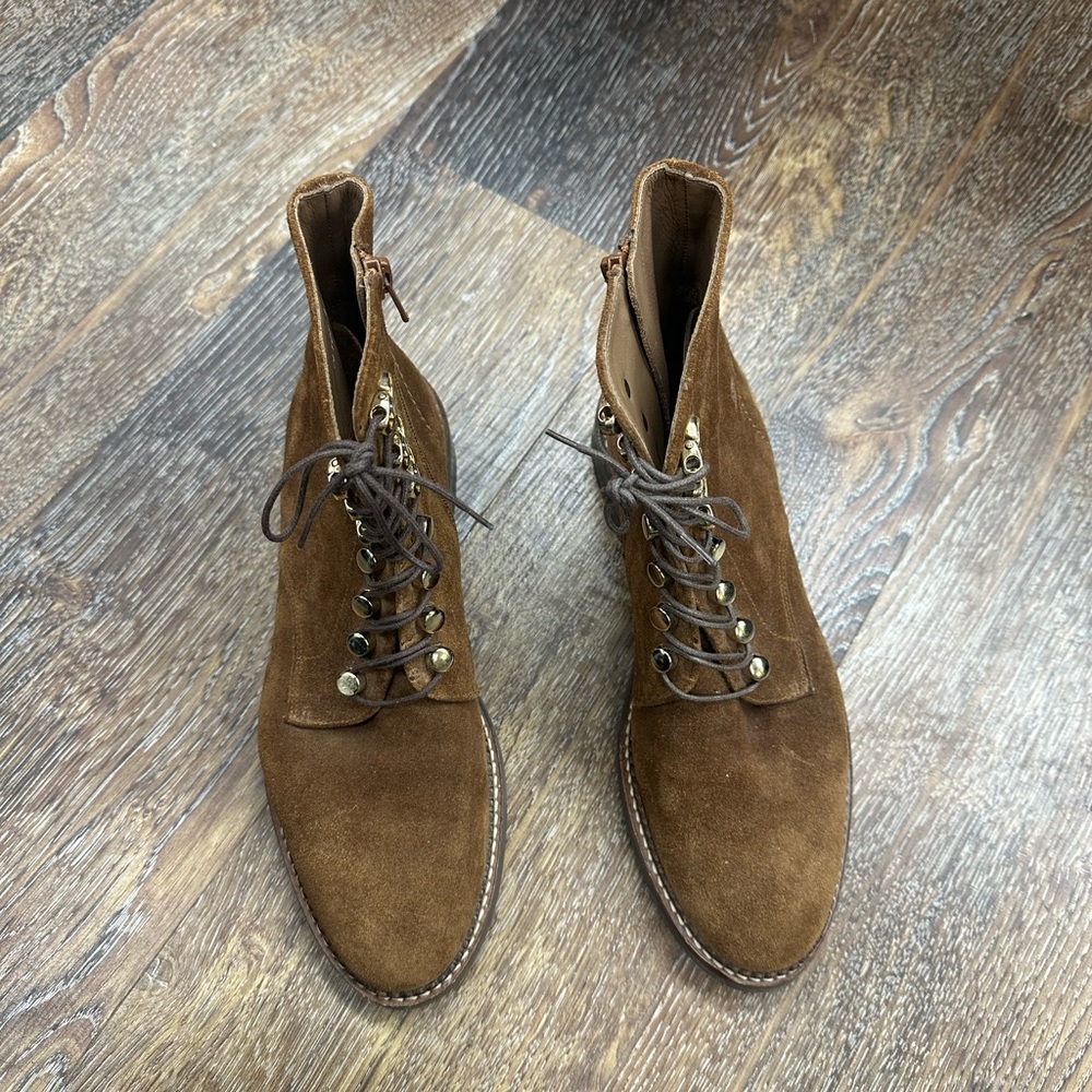 Women's Brown Suede Ankle Boots